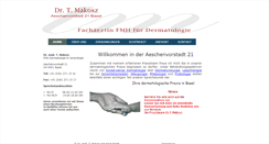 Desktop Screenshot of dermatologe-basel.ch